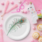 Papierpalet Pauw Papieren Bordje (Feest)