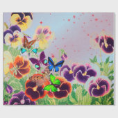 Papierpanners met RODE STARS Cadeaupapier (Vlak)