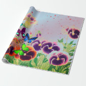 Papierpanners met RODE STARS Cadeaupapier (Uitgerold)