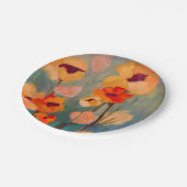 Papierpapier Borden geel Papieren Bordje (Gekanteld)