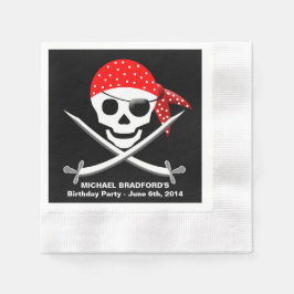 PAPIERPAPIER PIRATE (50 PER VERPAKKING) SERVETTEN
