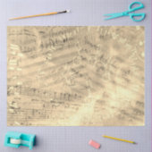 Papierpapier voor het vel Muziek Collage Gold-dedu Tissuepapier (Craft)