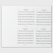 Papierpapier voor muziekovervulling cadeaupapier (Vlak)