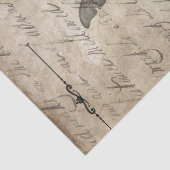 papierpaprika met sleutelvlinderversnelling tissuepapier (Detail)