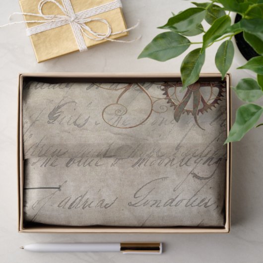 papierpaprika met sleutelvlinderversnelling tissuepapier (Geschenk)