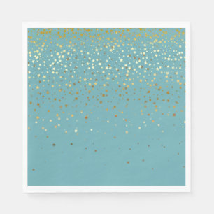 PAPIERPARTIJ VERZONDEN NAPKINS PETITE GOLDEN STARS SERVET