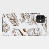 Papierpatroon Case-Mate iPhone Case (Achterkant (horizontaal))