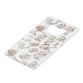 Papierpatroon Creditkaart Flessenopener (Voorkant Gekanteld)