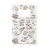 Papierpatroon Creditkaart Flessenopener (Achterkant)