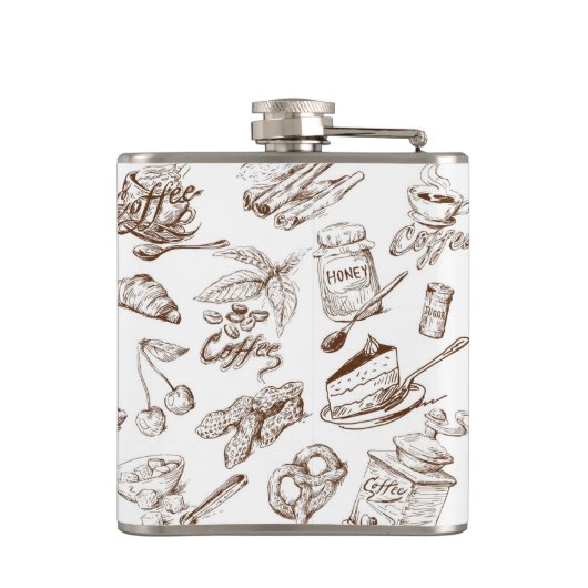 Papierpatroon Heupfles (Achterkant)