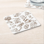 Papierpatroon Kartonnen Onderzetters (Schuin)