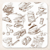 Papierpatroon Kartonnen Onderzetters (Voorkant)