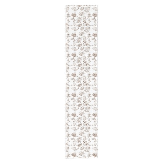 Papierpatroon Korte Tafelloper (Voorkant)