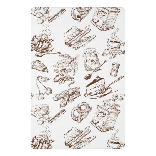 Papierpatroon Mini Klembord (Achterkant)