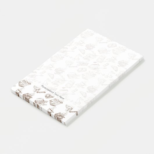 Papierpatroon Post-it® Notes (Schuin)