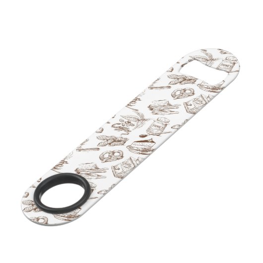 Papierpatroon Speed Flessenopener (Achterkant Gekanteld)