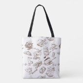 Papierpatroon Tote Bag (Achterkant)