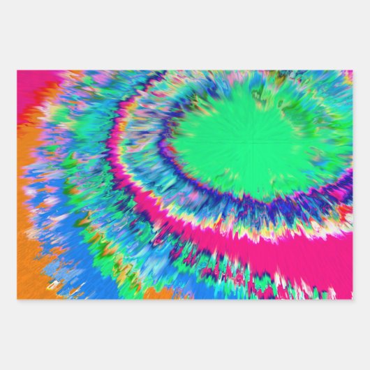 Papierplaat met tie-verdamping, vellen 3 (Voorkant)