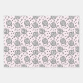 Papierplaat voor onmiddellijke verpakking van 3 ve inpakpapier vel (Voorkant)