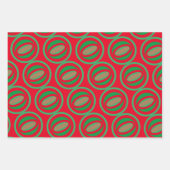 Papierplaat voor onmiddellijke verpakking van 3 ve inpakpapier vel (Voorkant)