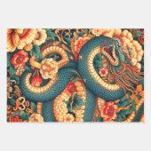 Papierplaat voor onmiddellijke verpakking van 3 ve inpakpapier vel (Voorkant 2)