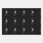 Papierplaat voor onmiddellijke verpakking van 3 ve inpakpapier vel (Voorkant 2)