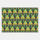 Papierplaat voor onmiddellijke verpakking van 3 ve inpakpapier vel (Voorkant 3)