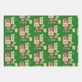 Papierplaat voor onmiddellijke verpakking van 3 ve inpakpapier vel (Voorkant)