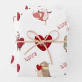 Papierplaat voor onmiddellijke verpakking van 3 ve inpakpapier vel (In situ)