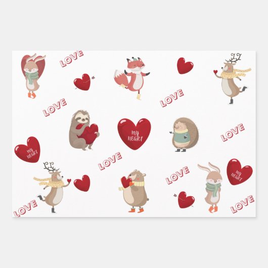 Papierplaat voor onmiddellijke verpakking van 3 ve inpakpapier vel (Voorkant)