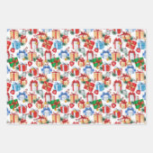 Papierplaat voor onmiddellijke verpakking van 3 ve inpakpapier vel (Voorkant 3)