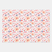 Papierplaat voor onmiddellijke verpakking van 3 ve inpakpapier vel (Voorkant 2)