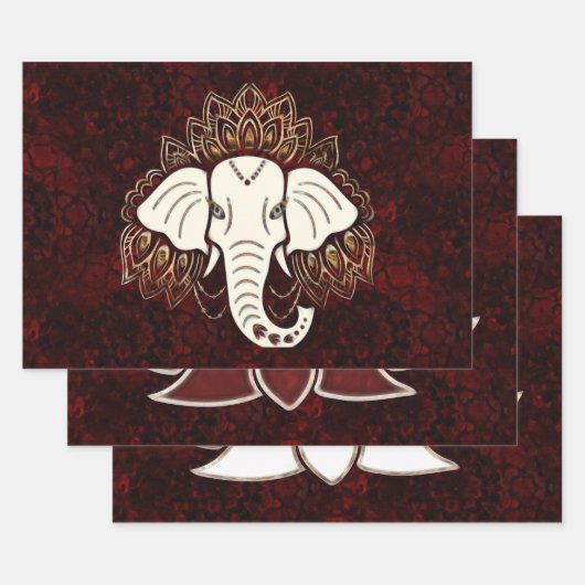 Papierplaat voor onmiddellijke verpakking van 3 ve inpakpapier vel (Set)