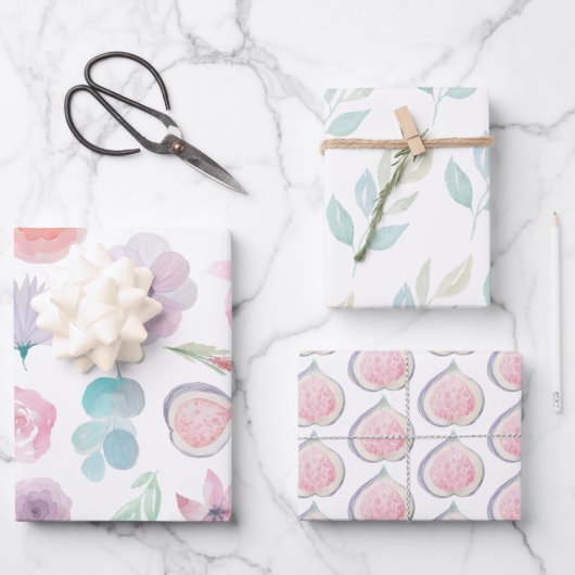 Papierplaat voor onmiddellijke verpakking van 3 ve inpakpapier vel (Voorkant)