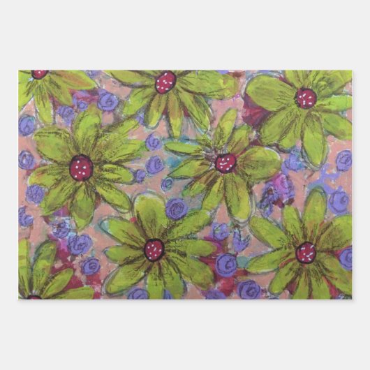 Papierplaat voor onmiddellijke verpakking van 3 ve inpakpapier vel (Voorkant)