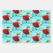 Papierplaat voor onmiddellijke verpakking van 3 ve inpakpapier vel (Voorkant)