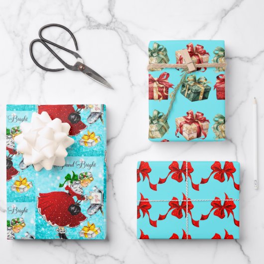 Papierplaat voor onmiddellijke verpakking van 3 ve inpakpapier vel (Voorkant)