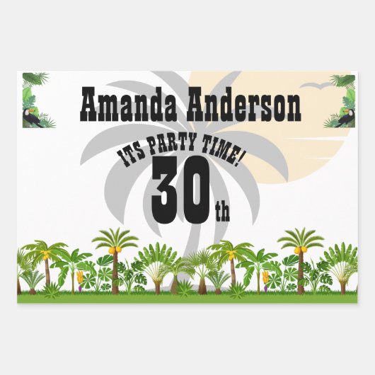 Papierplaat voor onmiddellijke verpakking van 3 ve inpakpapier vel (Voorkant)