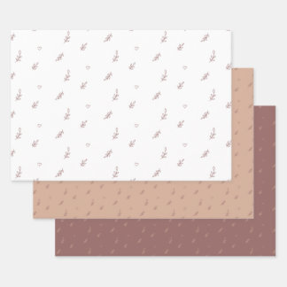 Papierplaat voor onmiddellijke verpakking van 3 ve inpakpapier vel