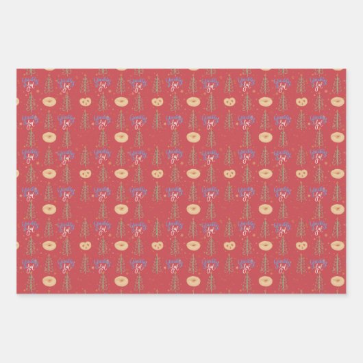 Papierplaat voor onmiddellijke verpakking van 3 ve inpakpapier vel (Voorkant)