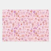 Papierplaat voor onmiddellijke verpakking van 3 ve inpakpapier vel (Voorkant)