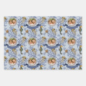 Papierplaat voor onmiddellijke verpakking van 3 ve inpakpapier vel (Voorkant)