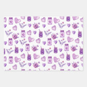 Papierplaat voor onmiddellijke verpakking van 3 ve inpakpapier vel (Voorkant 3)