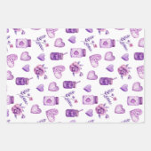 Papierplaat voor onmiddellijke verpakking van 3 ve inpakpapier vel (Voorkant 2)