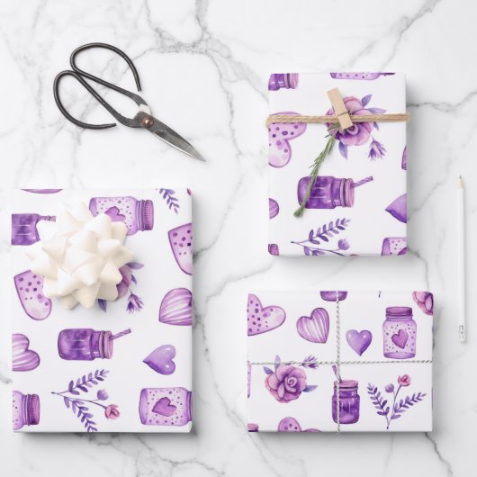 Papierplaat voor onmiddellijke verpakking van 3 ve inpakpapier vel (Voorkant)