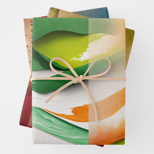 Papierplaat voor onmiddellijke verpakking van 3 ve inpakpapier vel (In situ)