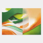 Papierplaat voor onmiddellijke verpakking van 3 ve inpakpapier vel (Voorkant)