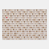 Papierplaat voor onmiddellijke verpakking van 3 ve inpakpapier vel (Voorkant 2)