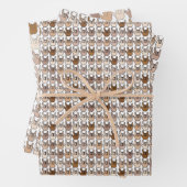 Papierplaat voor onmiddellijke verpakking van 3 ve inpakpapier vel (In situ)