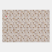 Papierplaat voor onmiddellijke verpakking van 3 ve inpakpapier vel (Voorkant)